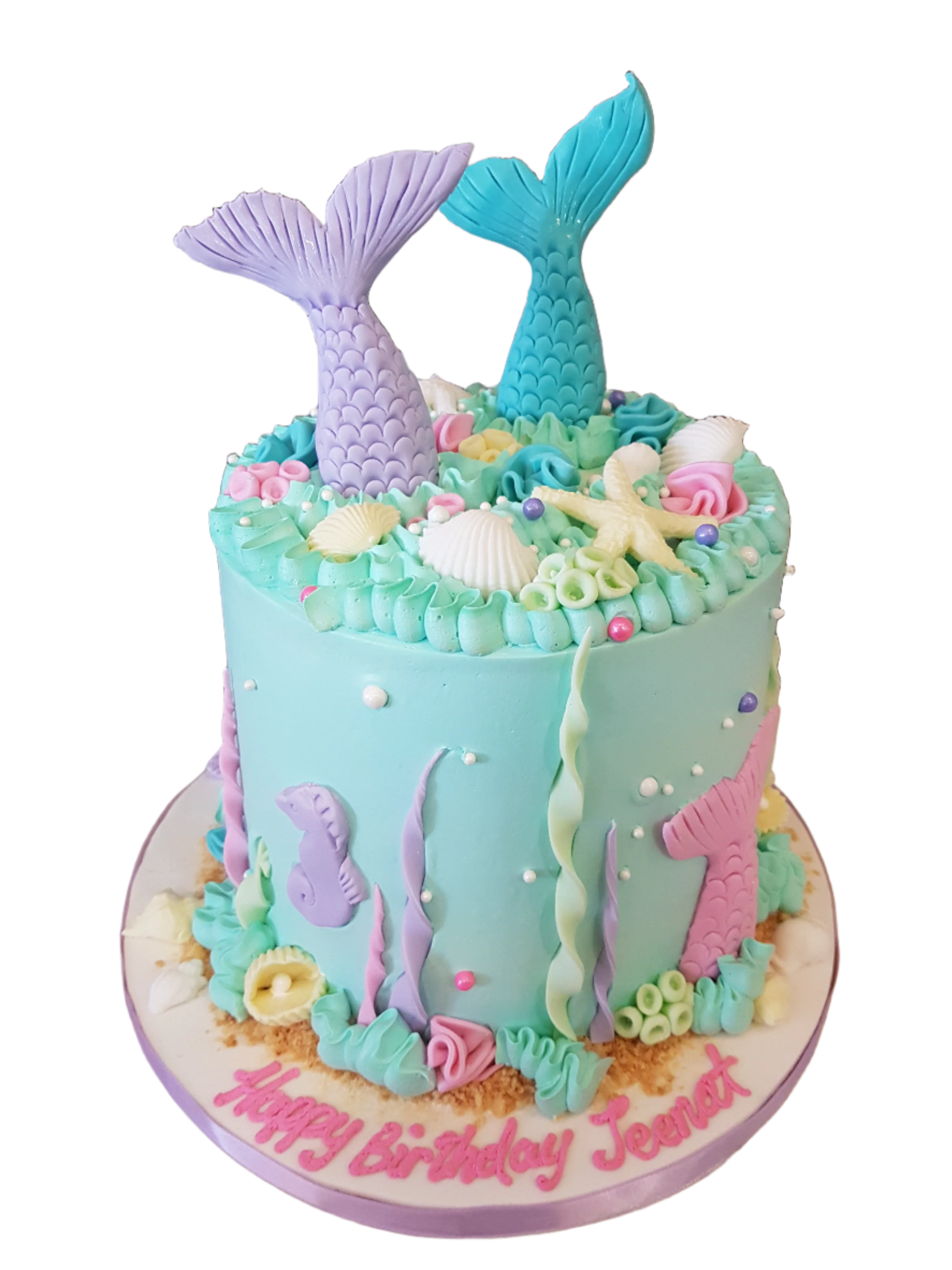 Jeenat Mermaid Birthday Cake - Image 5