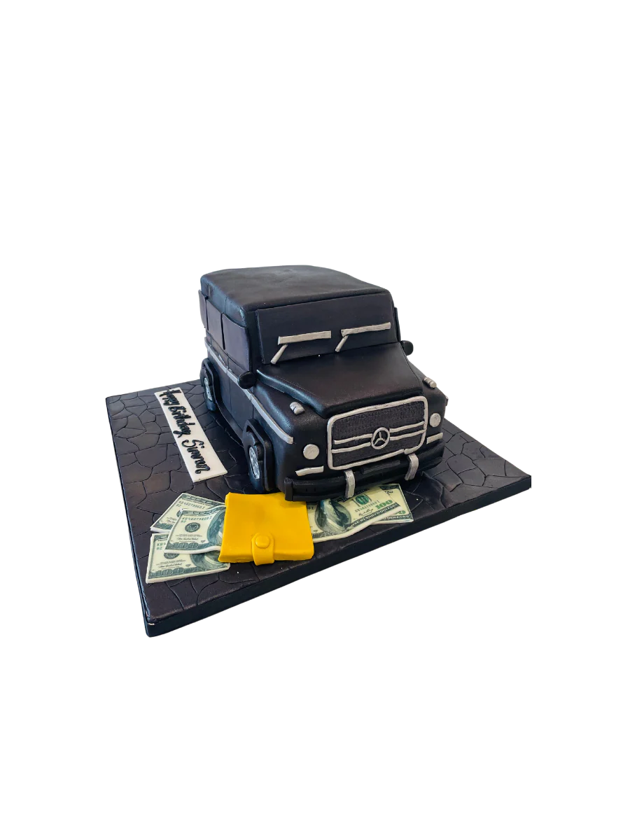 Jeep Fondant Molded Cake