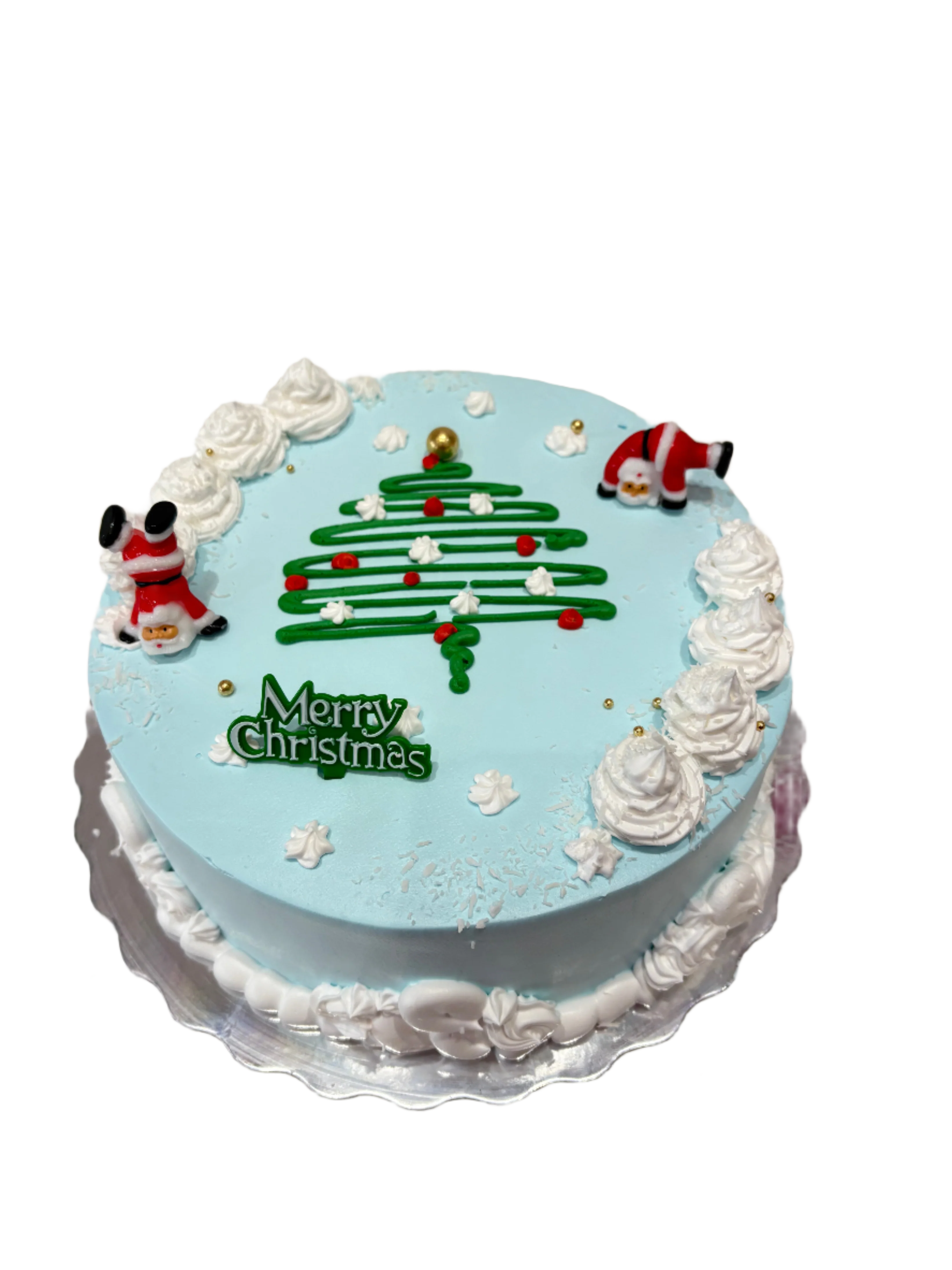 Jenny Blue Christmas Cake - Image 3