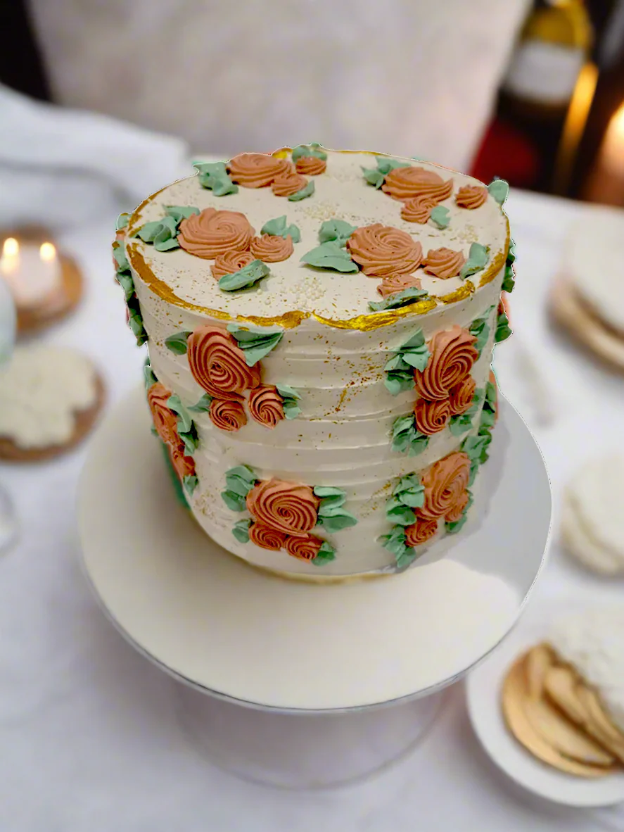 Jessi Floral Birthday Cake - Image 2