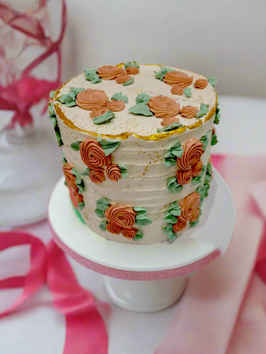 Jessi Floral Birthday Cake - Image 3