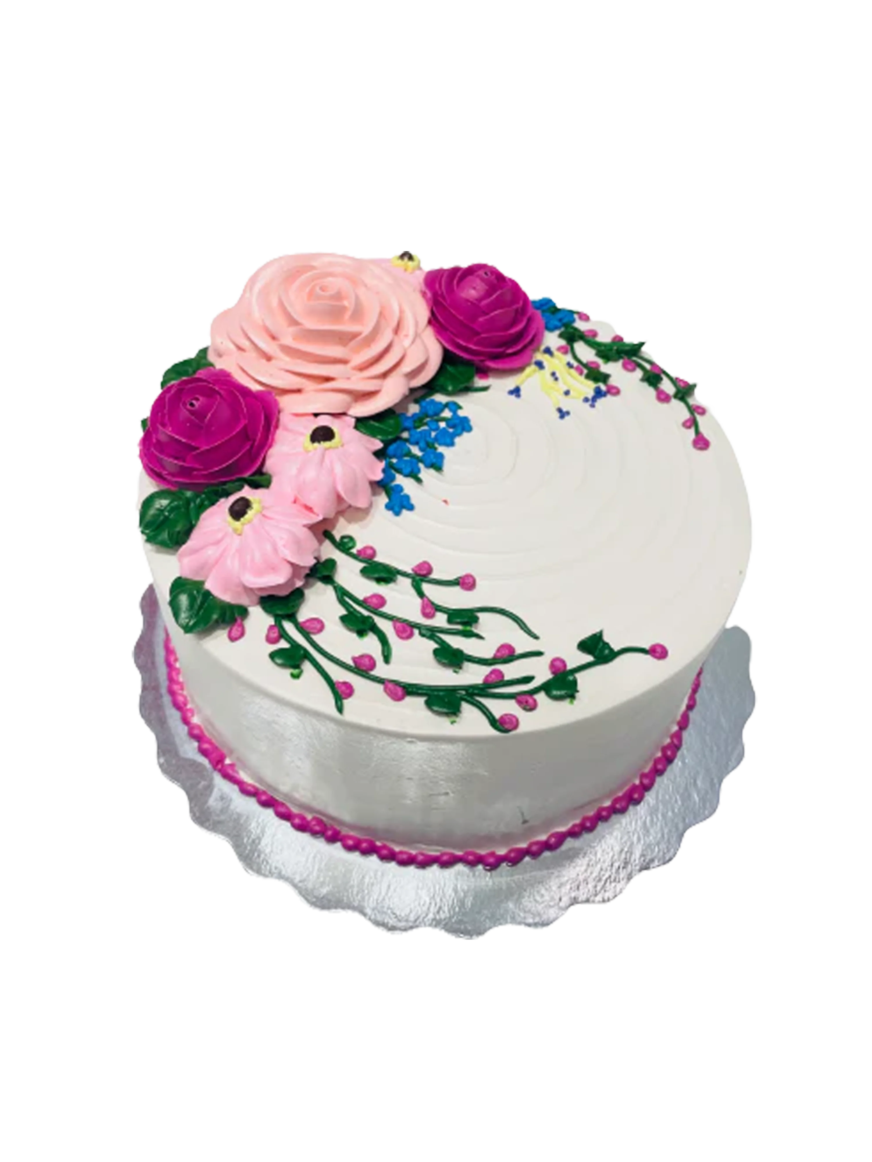 Jessica Cream Flower Cake