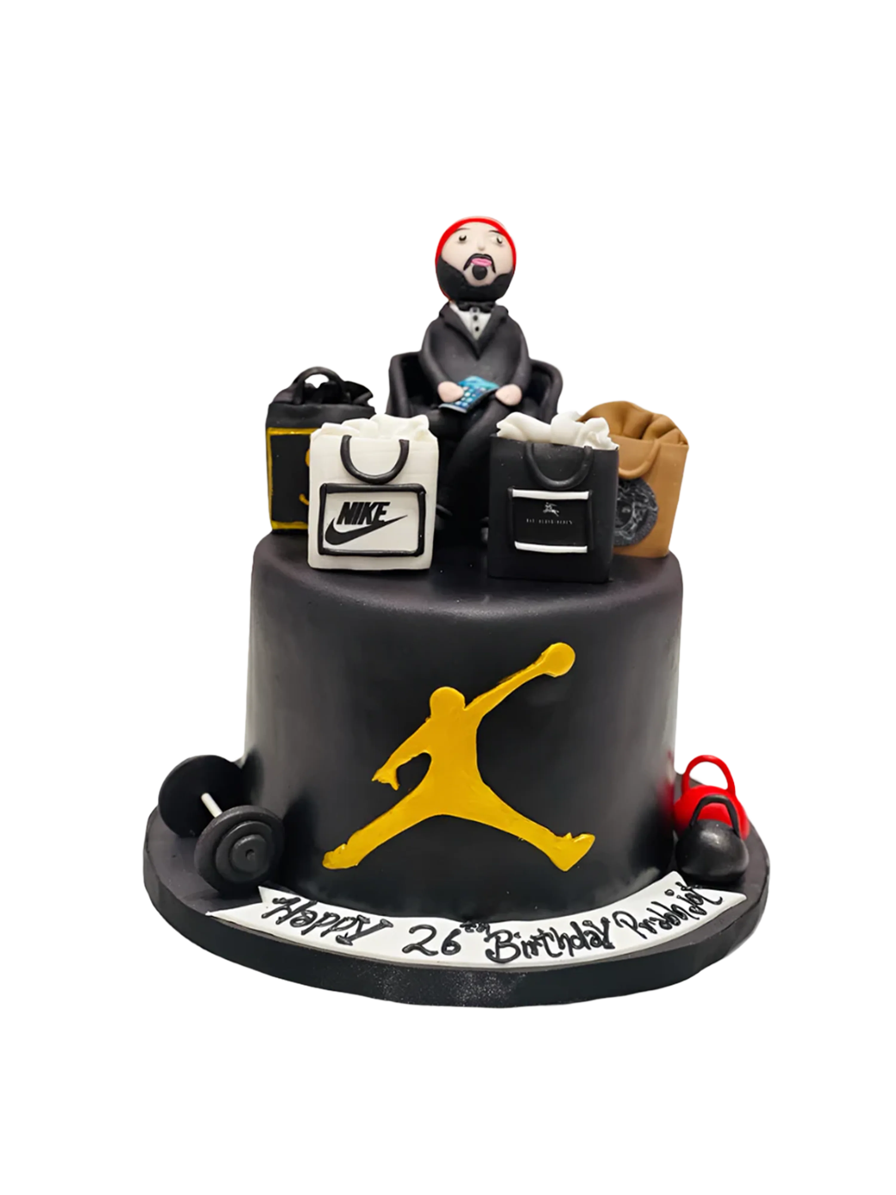 Jordan Themed Fondant Cake