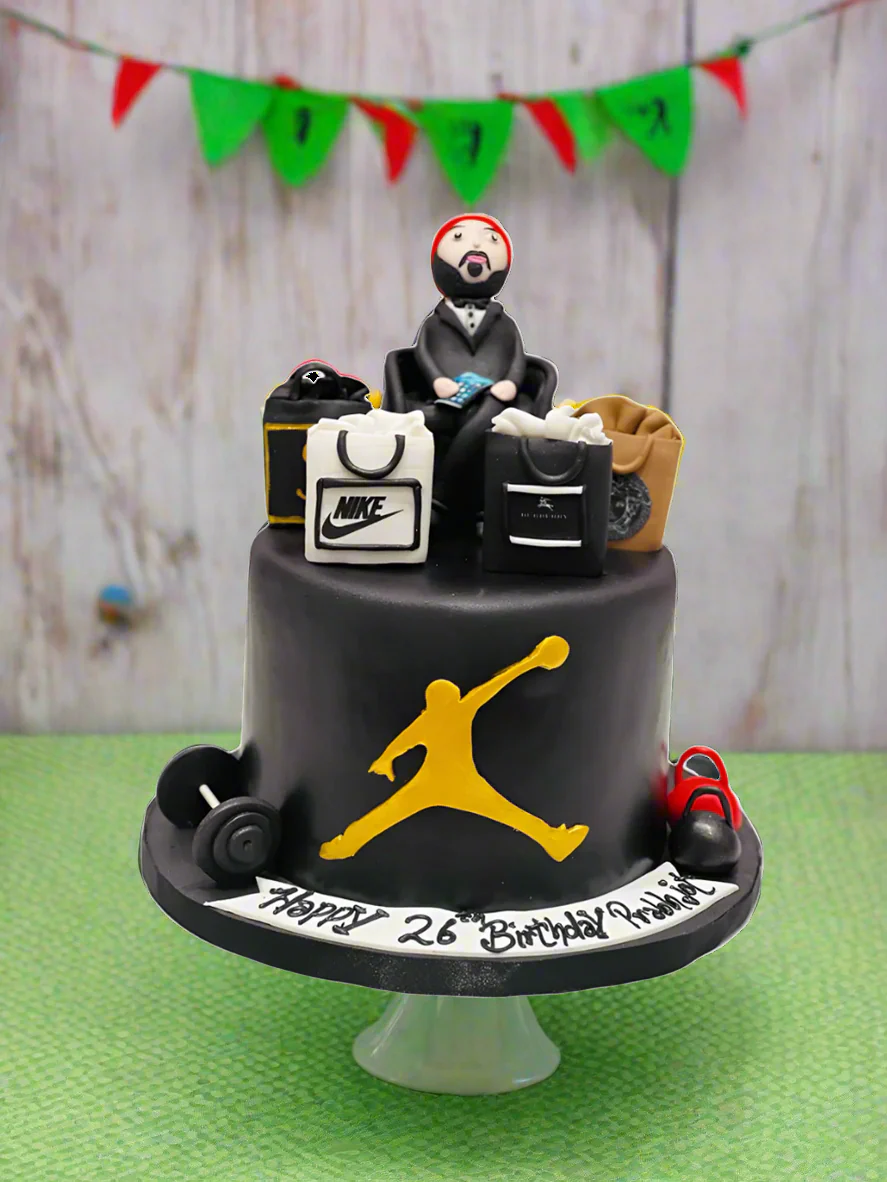 Jordan Themed Fondant Cake - Image 2