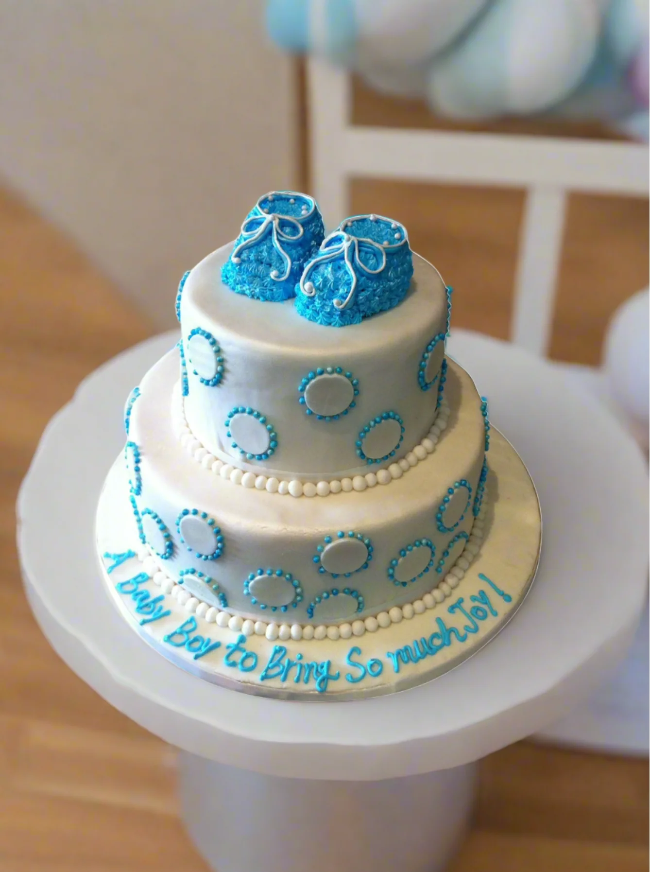 Joy Fondant Bootie Cake - Image 4