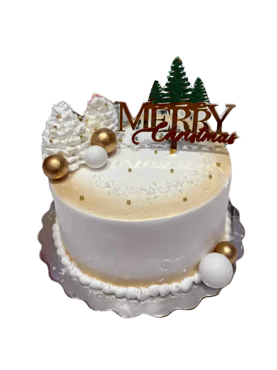 Julia Gold Christmas Cake