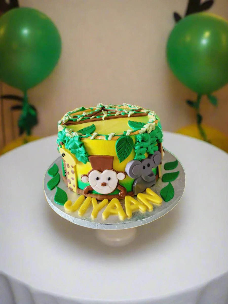 Jungle Fondant Cake - Image 2