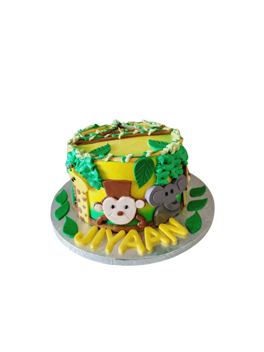 Jungle Fondant Cake - Image 5