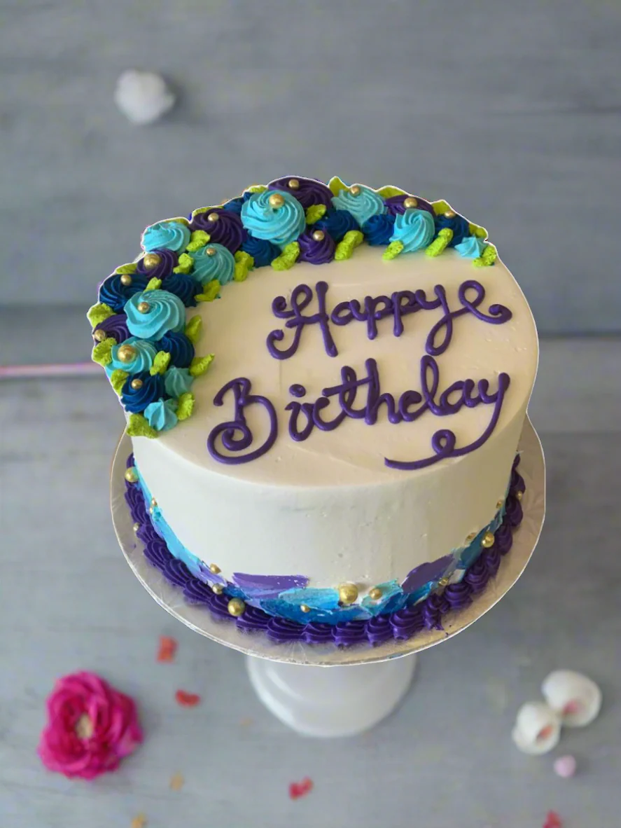 Jyoti Flower Birthday Cake - Image 2