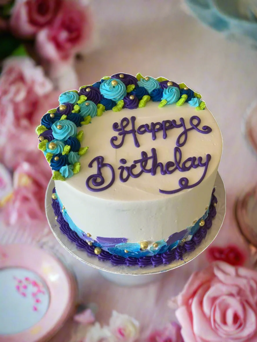Jyoti Flower Birthday Cake - Image 3