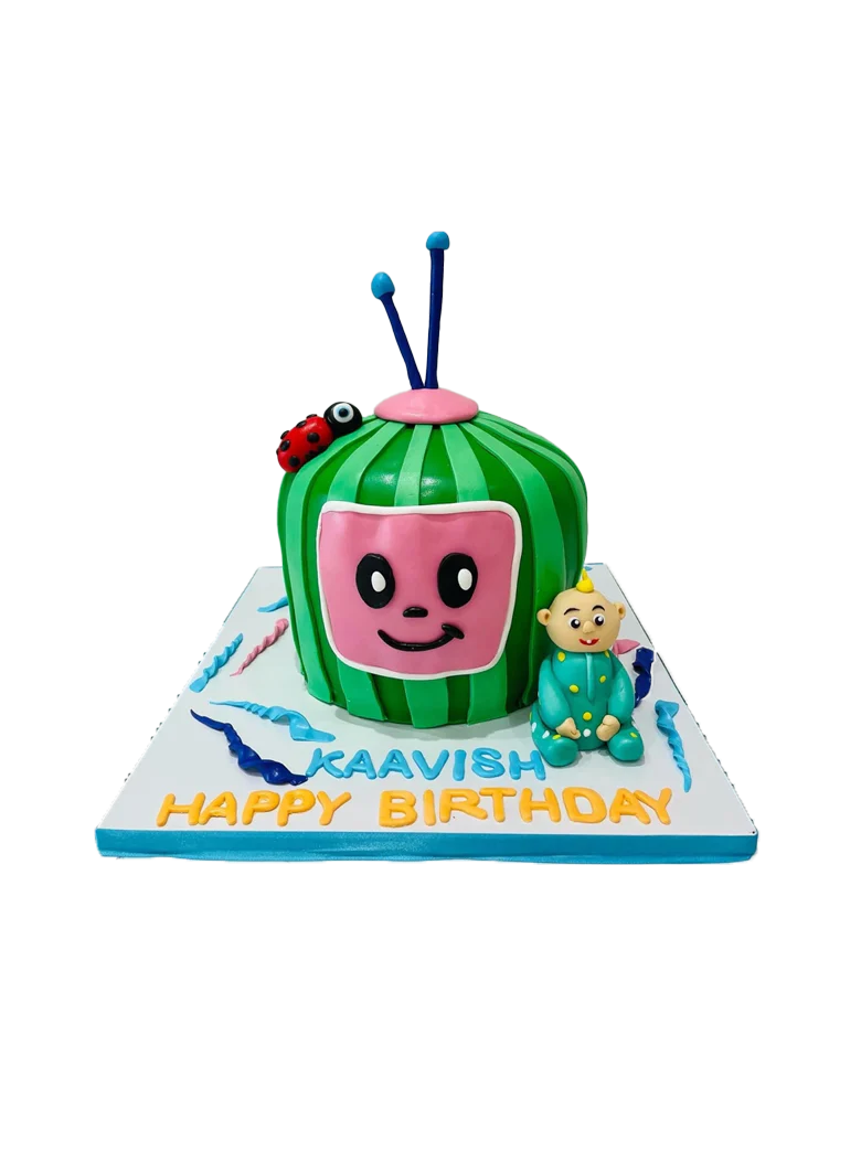 Kaavish Cocomelon Fondant Cake