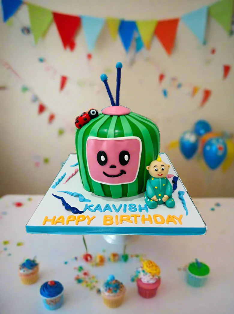 Kaavish Cocomelon Fondant Cake - Image 2