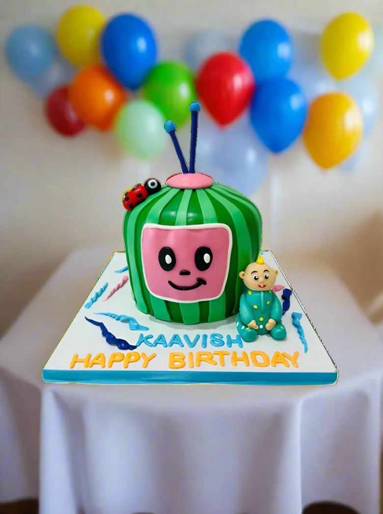 Kaavish Cocomelon Fondant Cake - Image 3