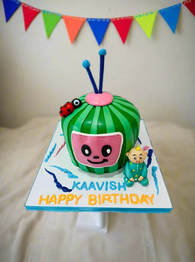 Kaavish Cocomelon Fondant Cake - Image 6