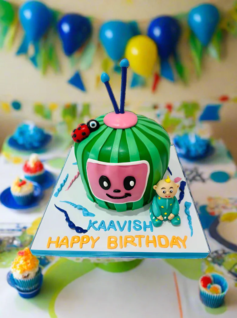 Kaavish Cocomelon Fondant Cake - Image 7