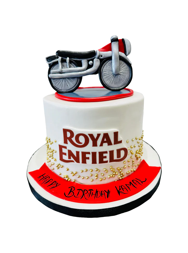 Kamal Bike Fondant Cake