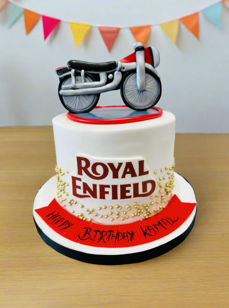 Kamal Bike Fondant Cake - Image 3