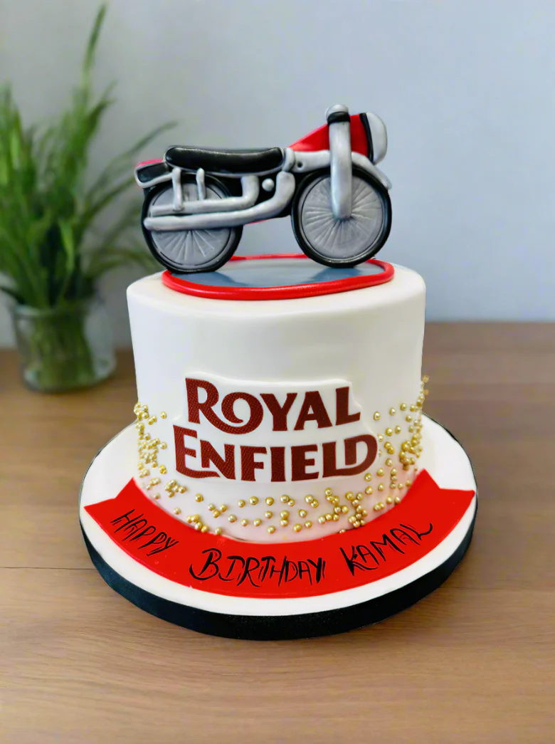 Kamal Bike Fondant Cake - Image 4