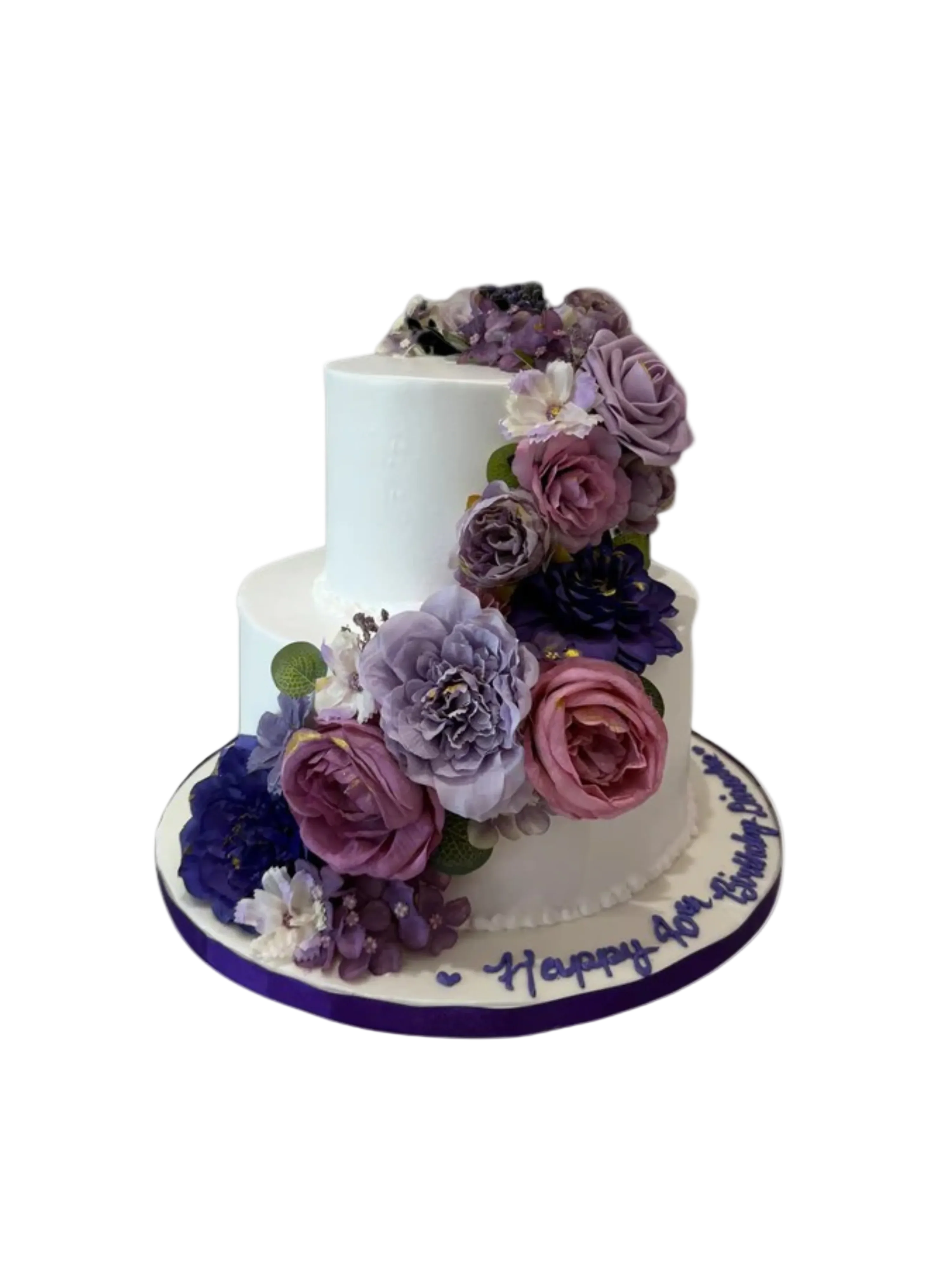 Katie Floral Tiered Cake