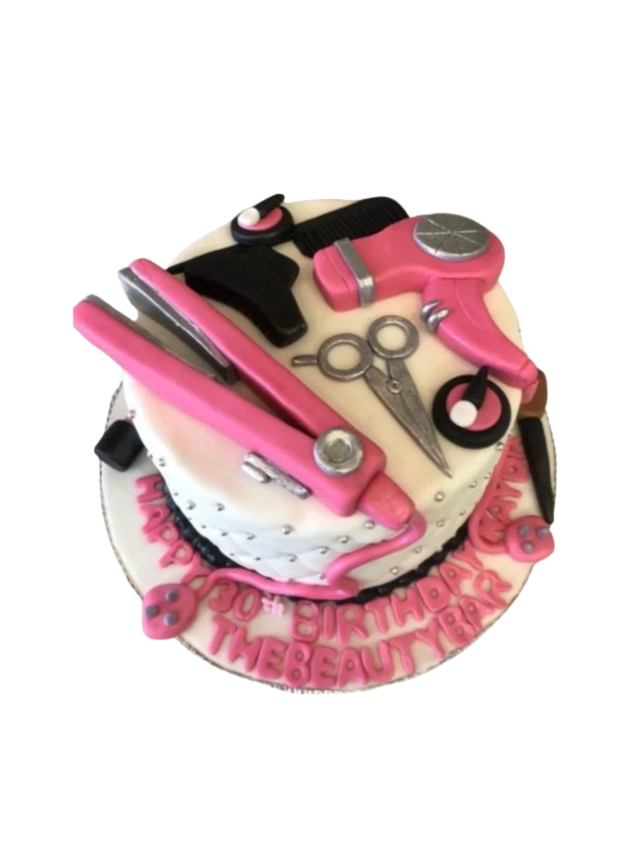 Kayda Hairdresser Birthday Cake