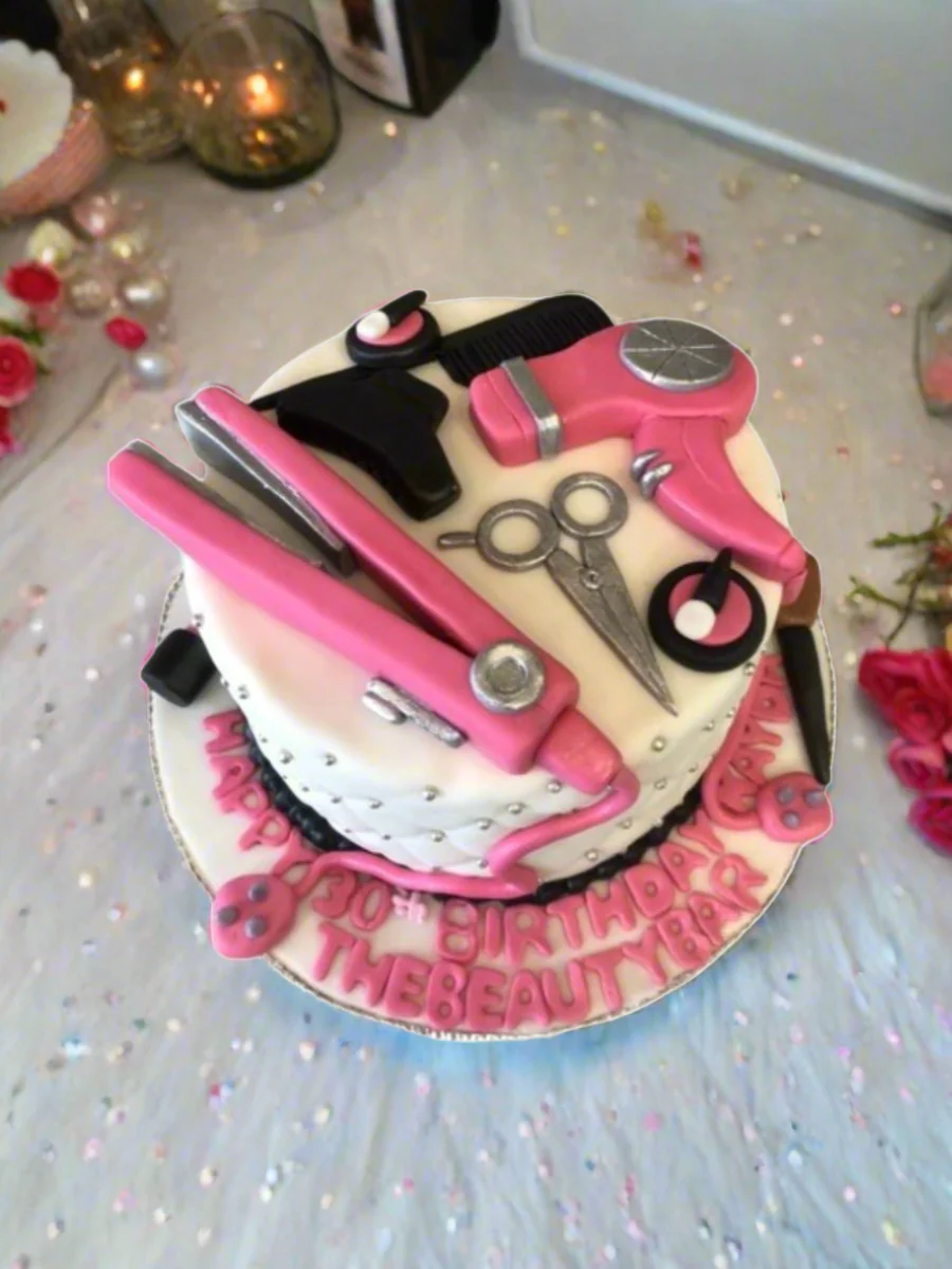 Kayda Hairdresser Birthday Cake - Image 3