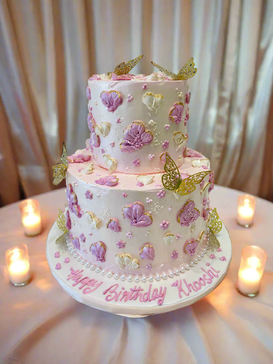 Khooshi Butterfly Birthday Cake - Image 3