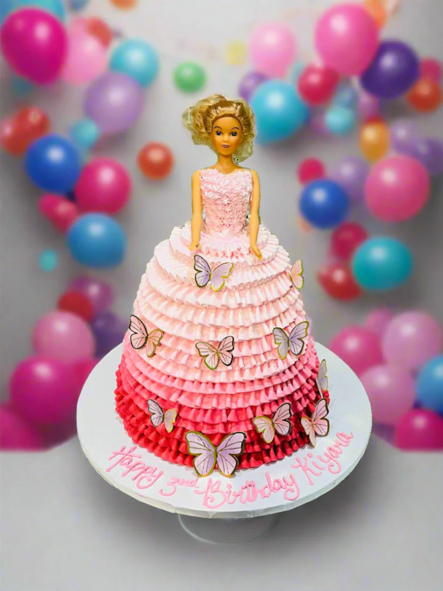 Kiara Barbie Cake - Image 4