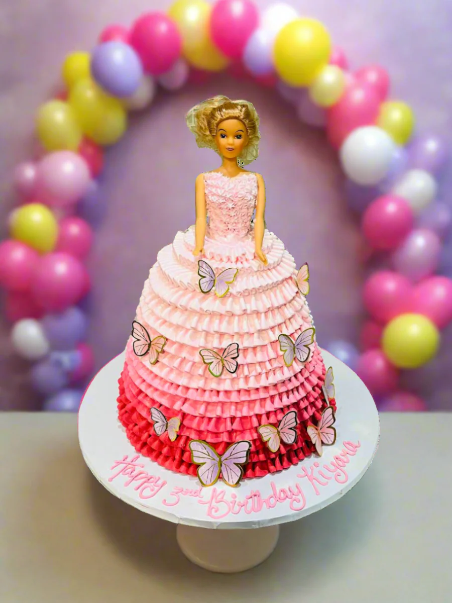 Kiara Barbie Cake - Image 5
