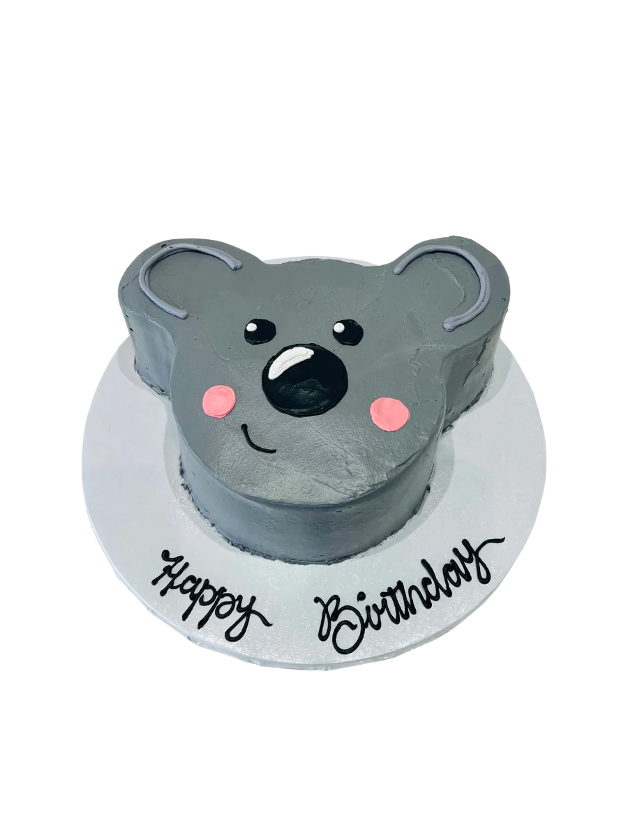 Koala Face Cream Cake