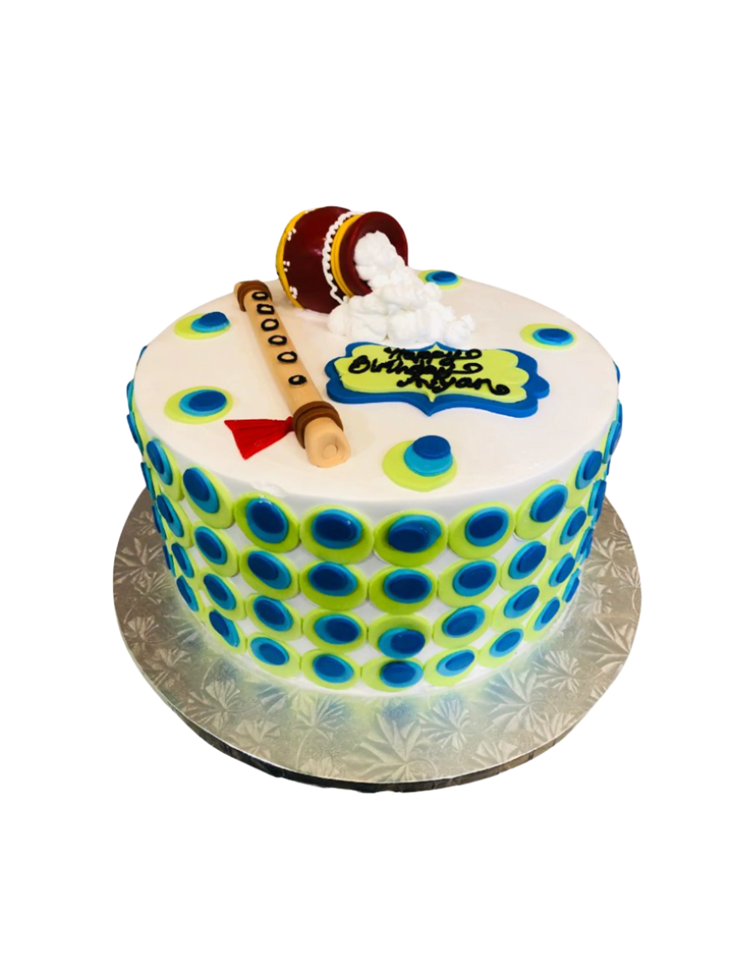 Krishna Birthday Fondant Cake