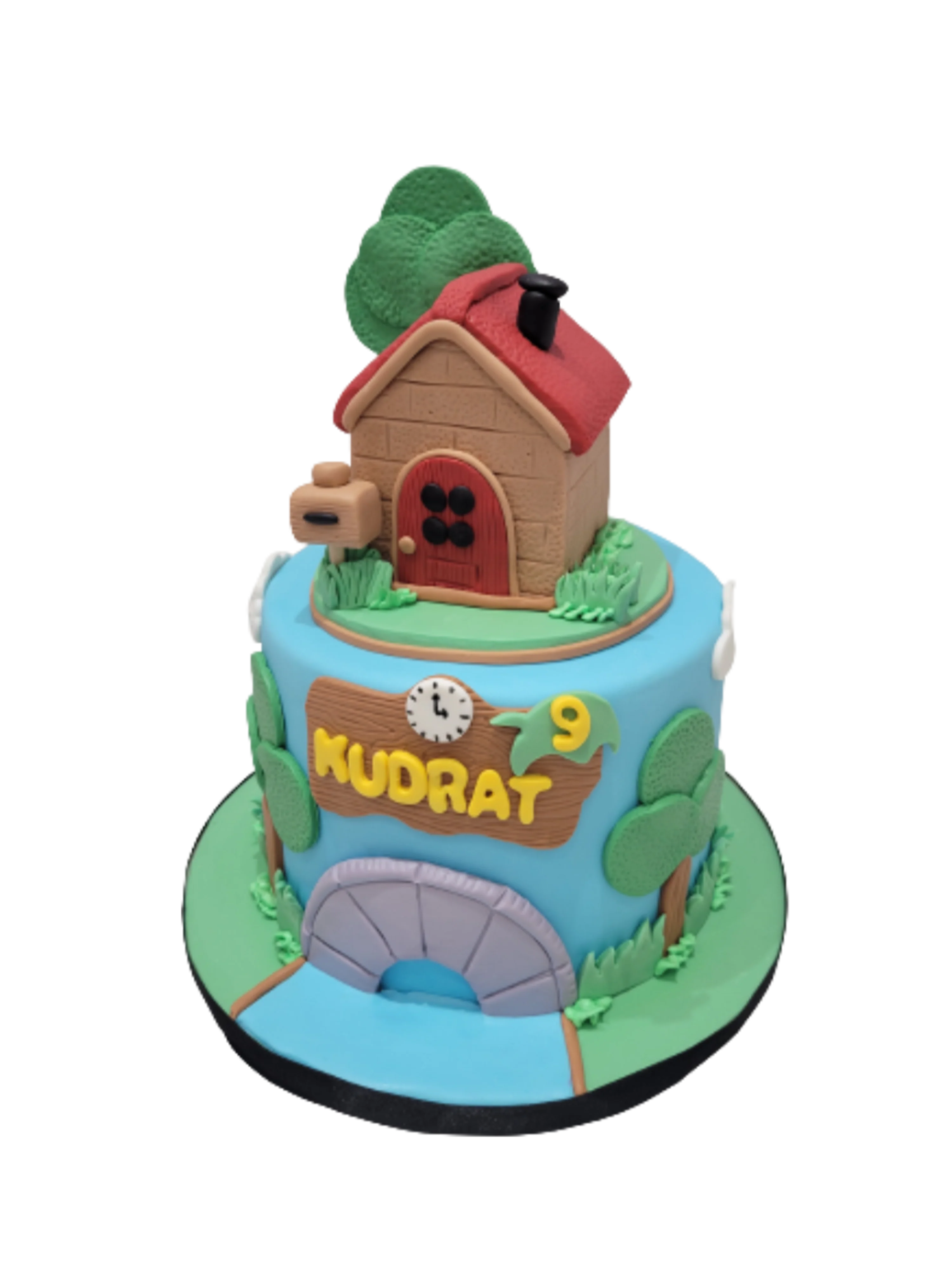Kudrat House Fondant Cake