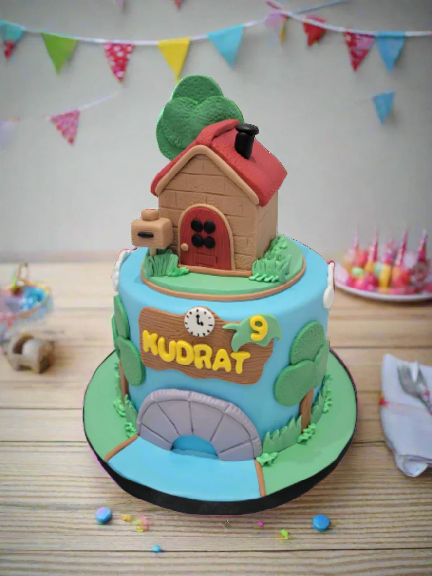 Kudrat House Fondant Cake - Image 2