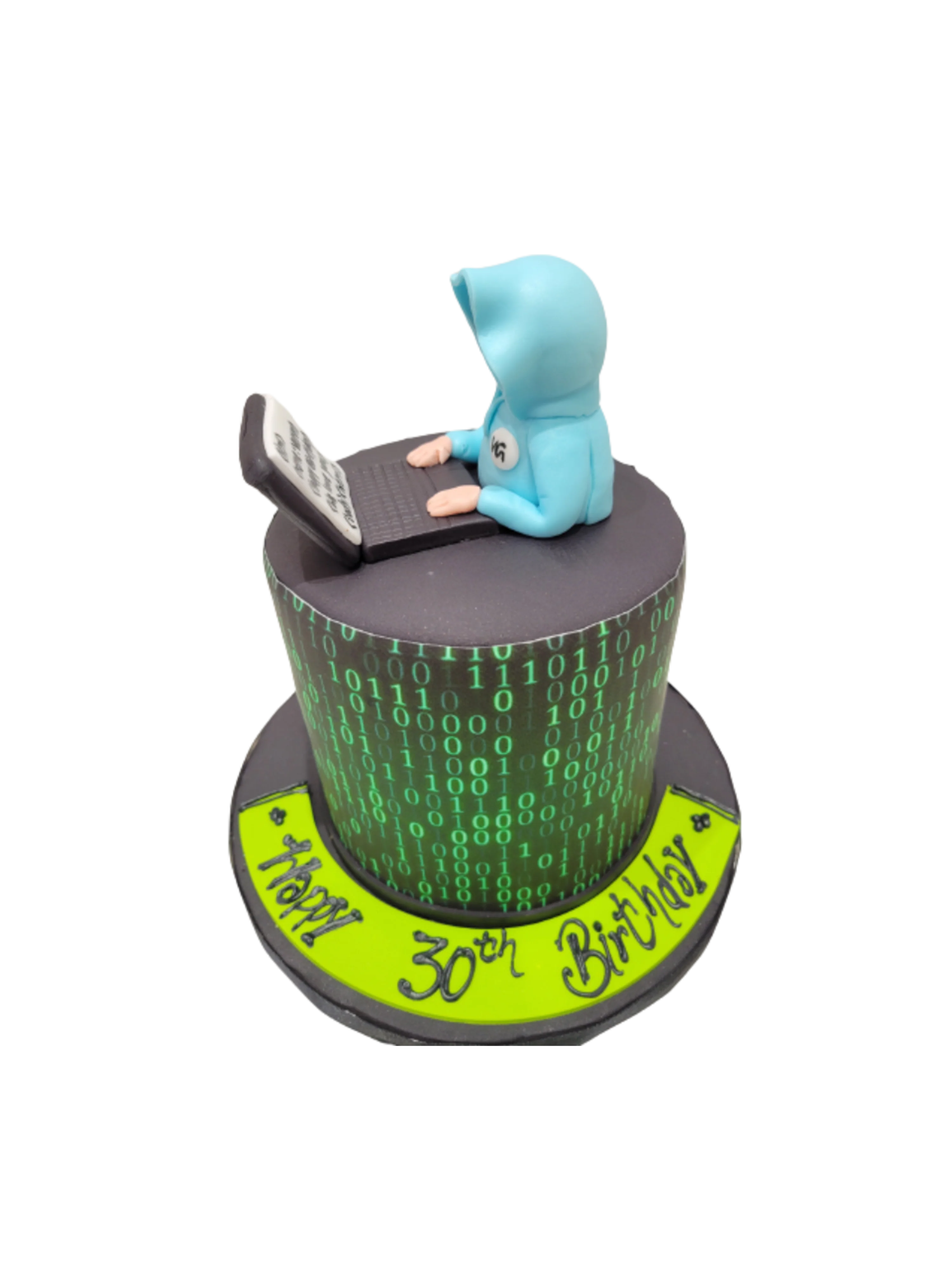 Laptop Coding Cake