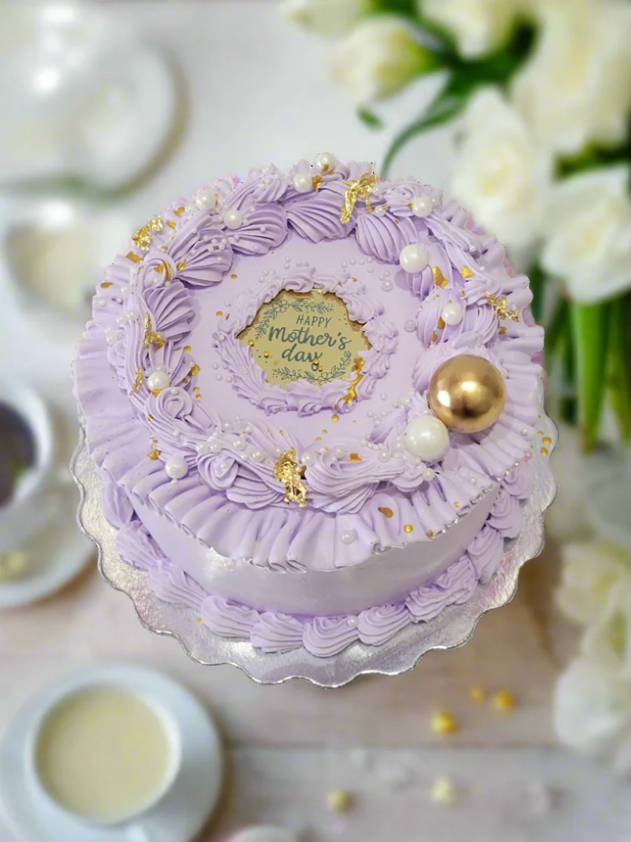 Lavender Mother's Day Cake - Image 3