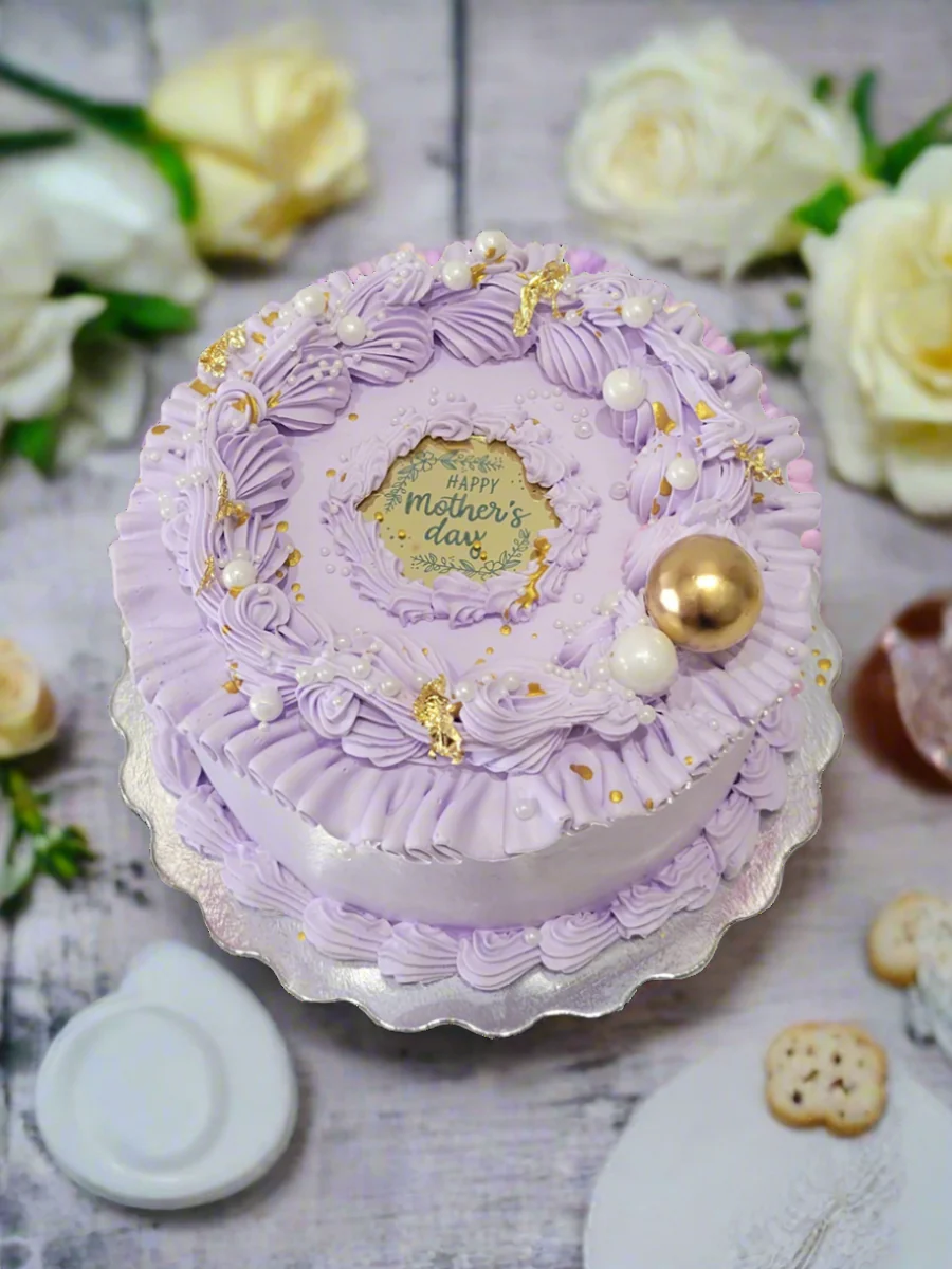 Lavender Mother's Day Cake - Image 6