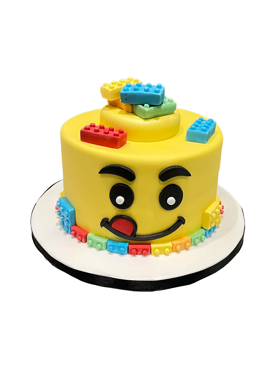 Lego Molded Fondant Cake
