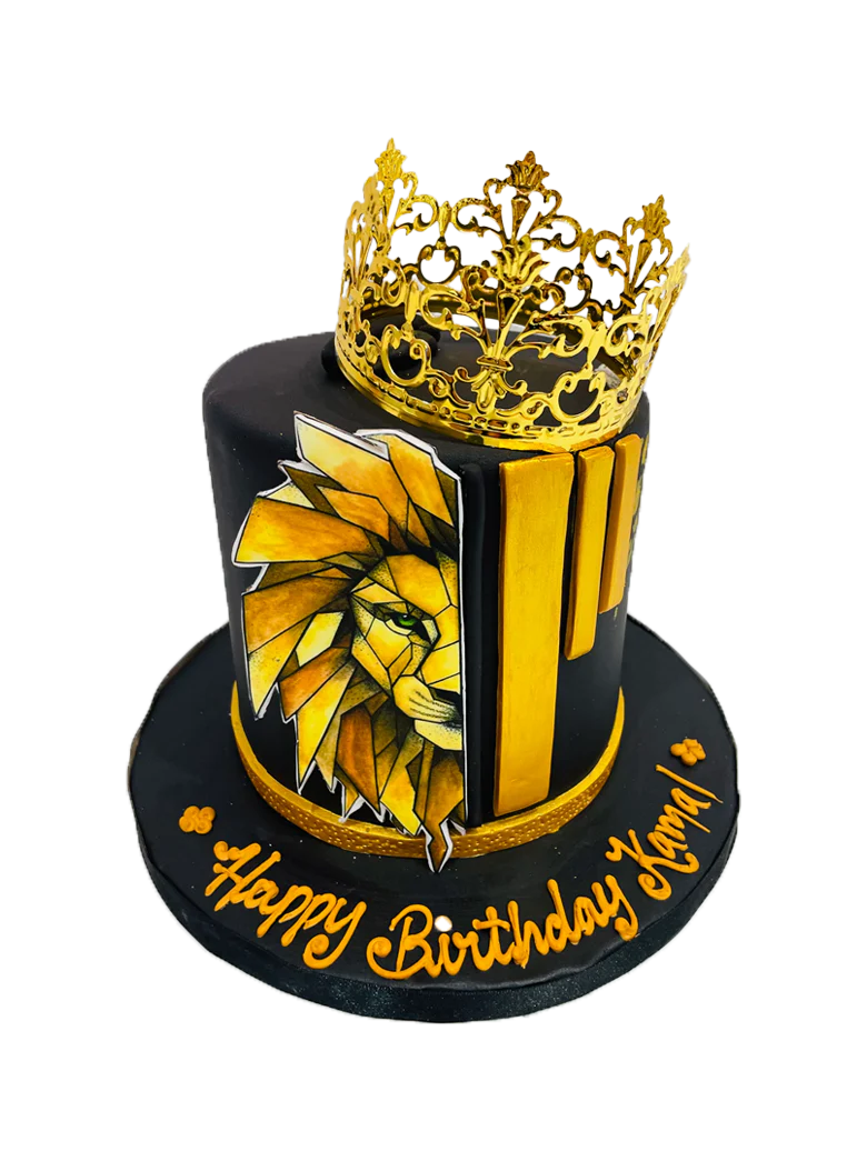 Lion King Crown Cake