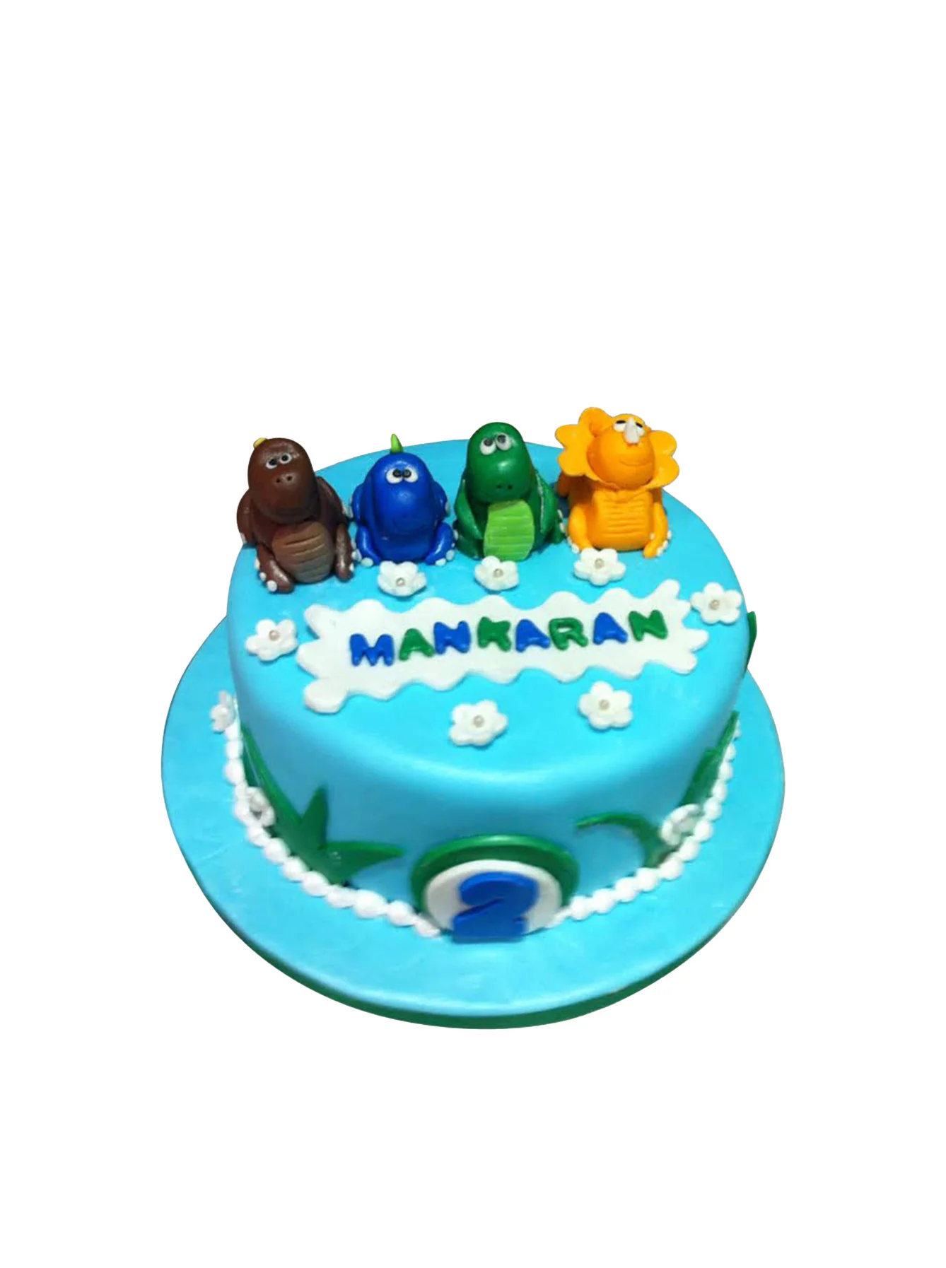 Little Dinosaur World Fondant Cake - Image 5