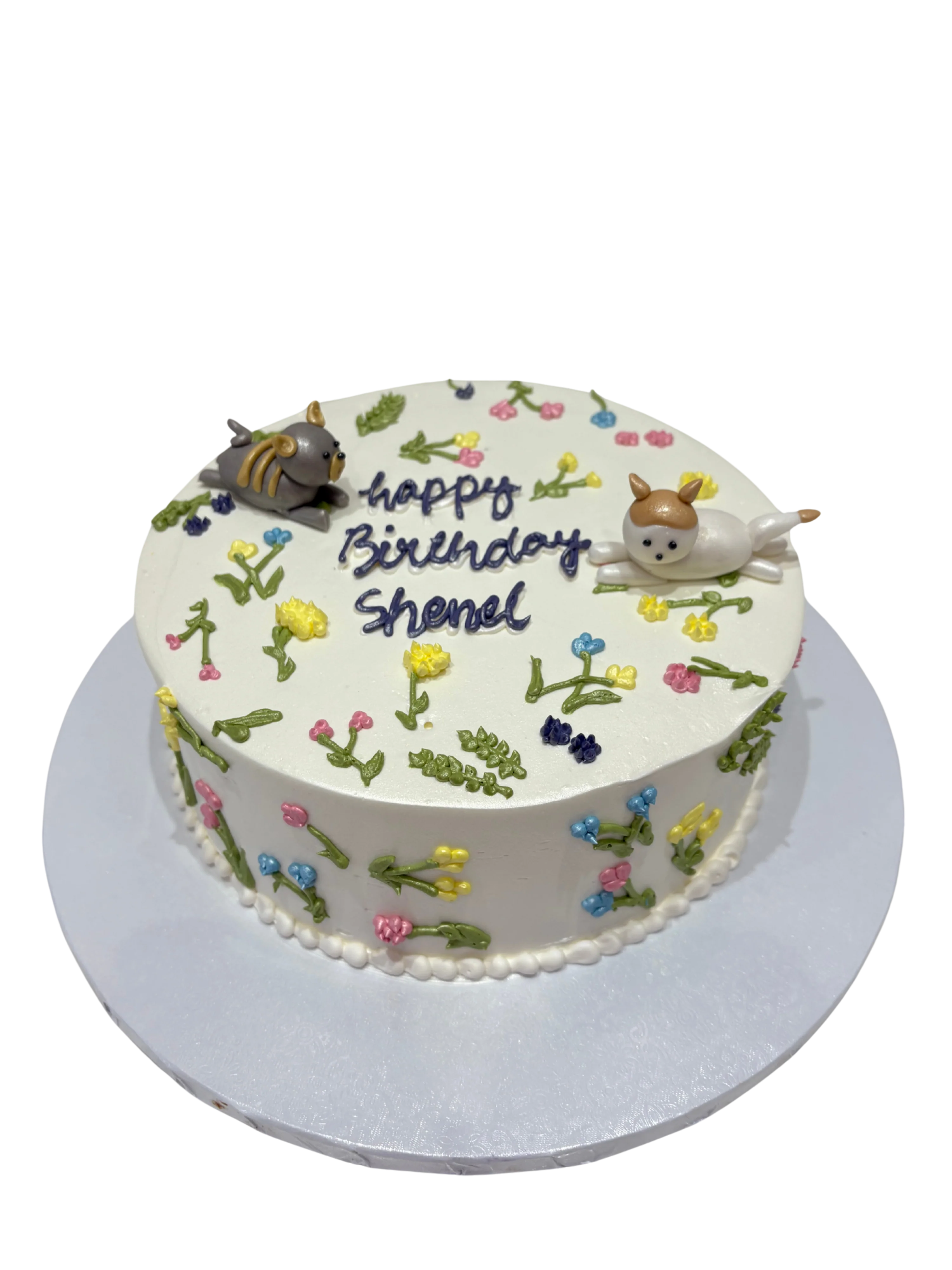 Little Meadow Friends Cat Cake