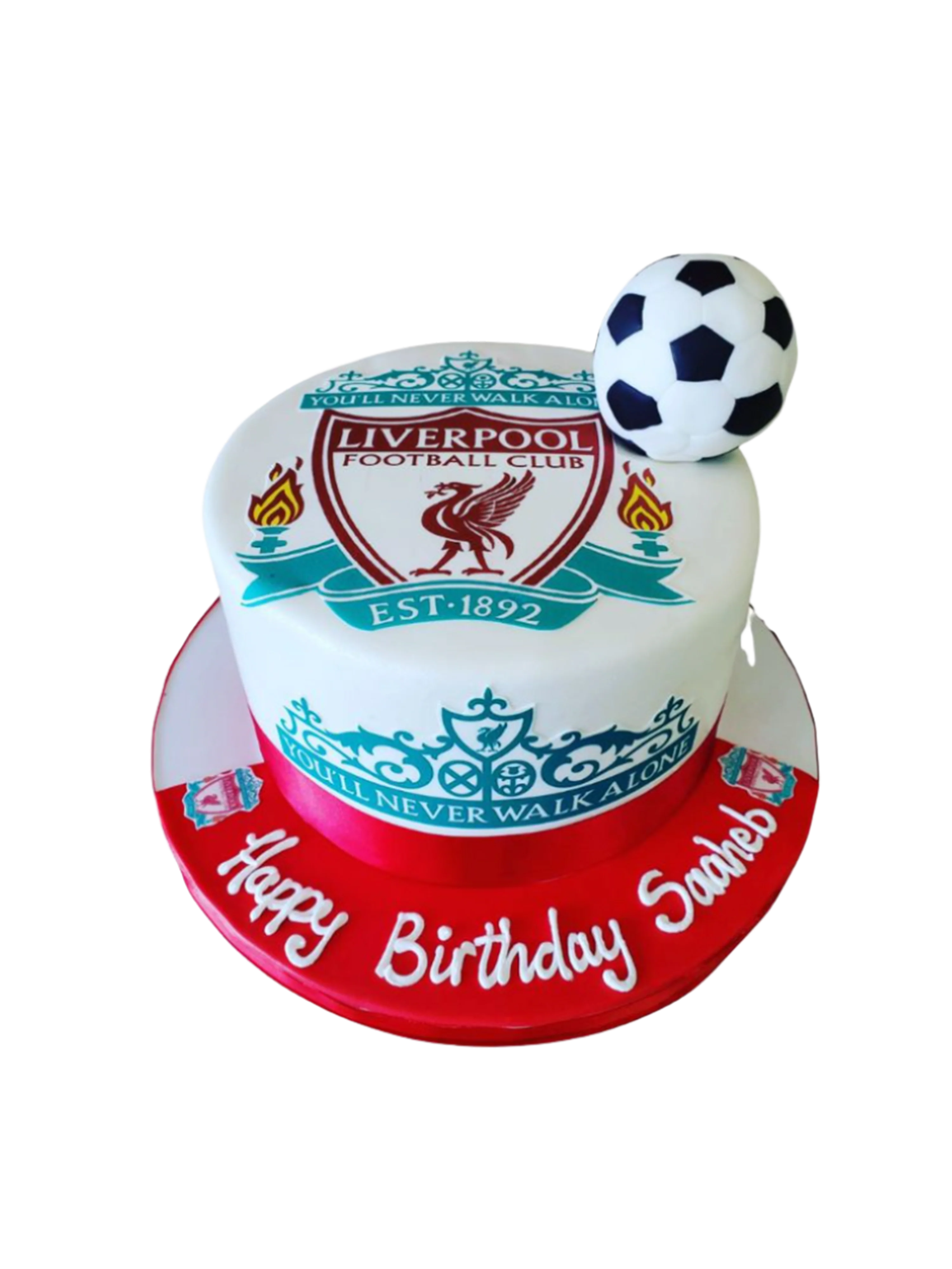 Liverpool Football Fondant Cake
