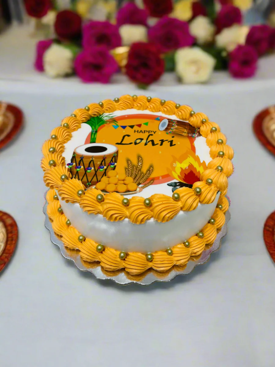 Lohri Photo Cake - Image 4