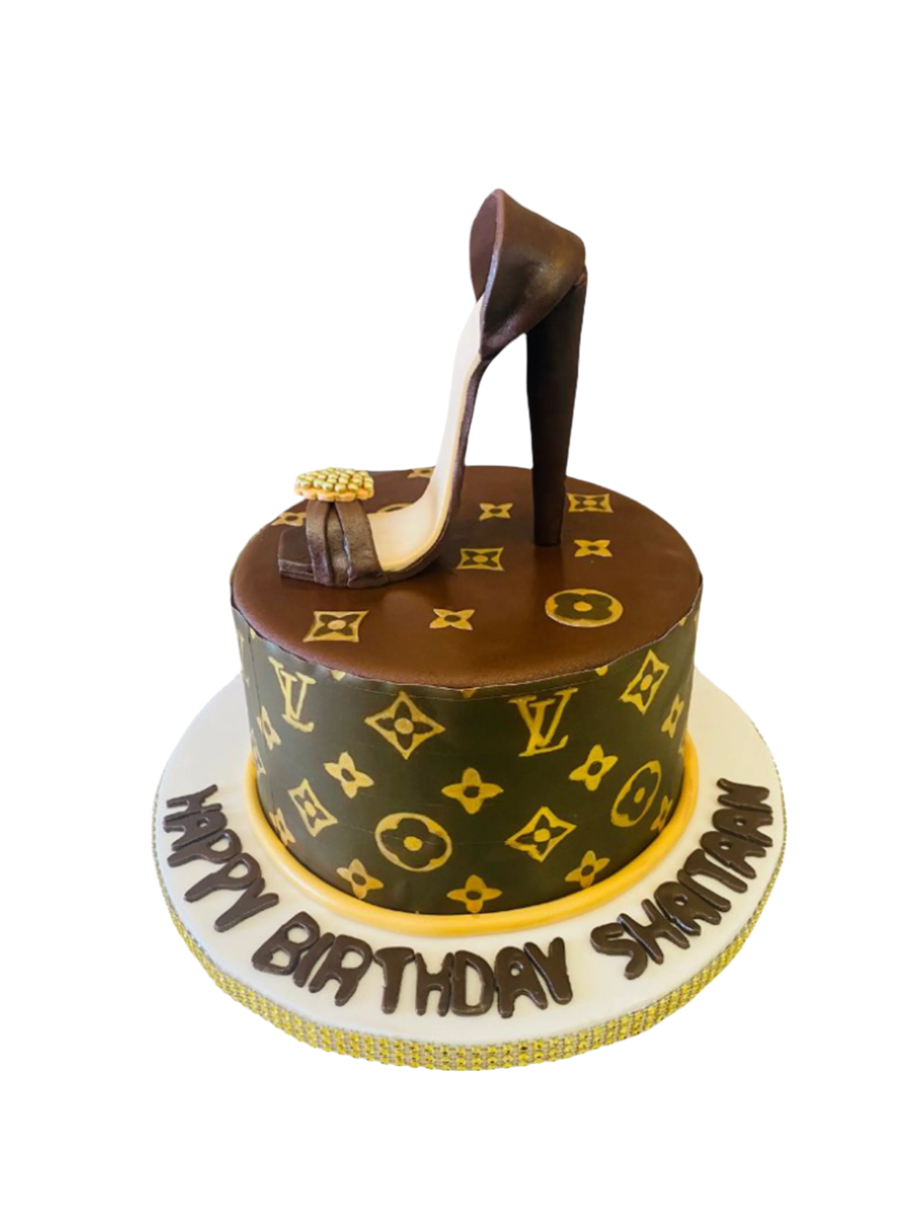 Louis Vuitton Heel Fondant Cake