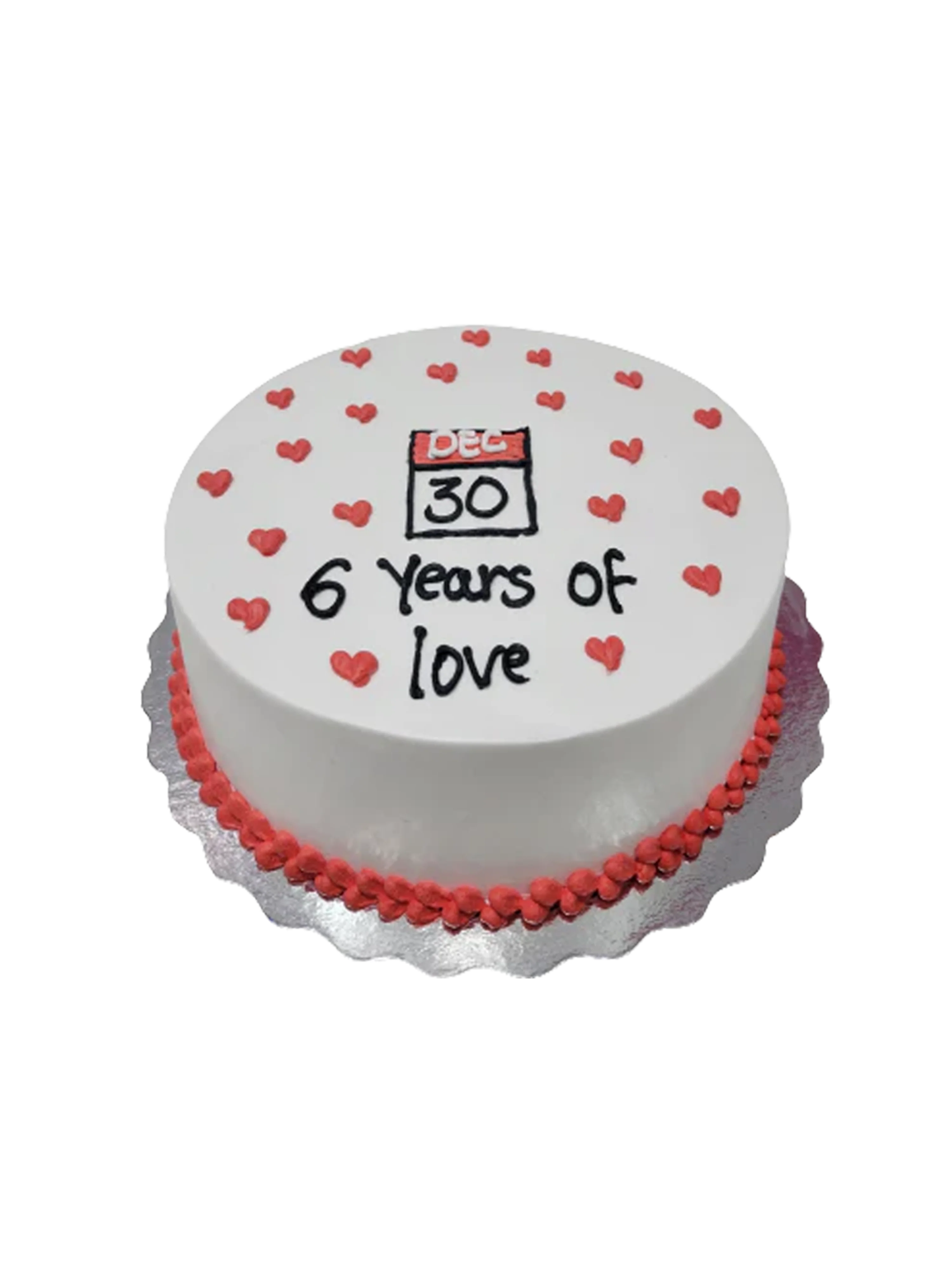 Love Anniversary Cake