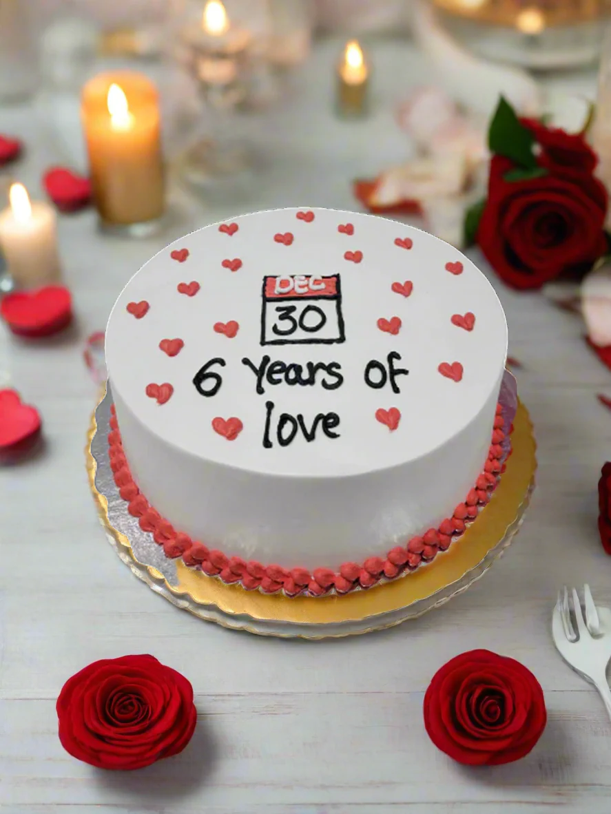 Love Anniversary Cake - Image 2