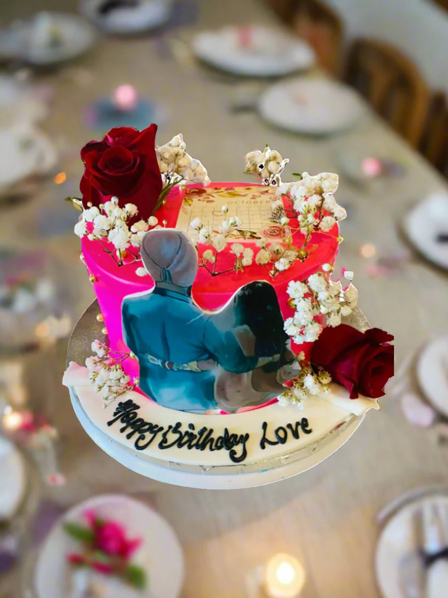 Love Birthday Cake - Image 3