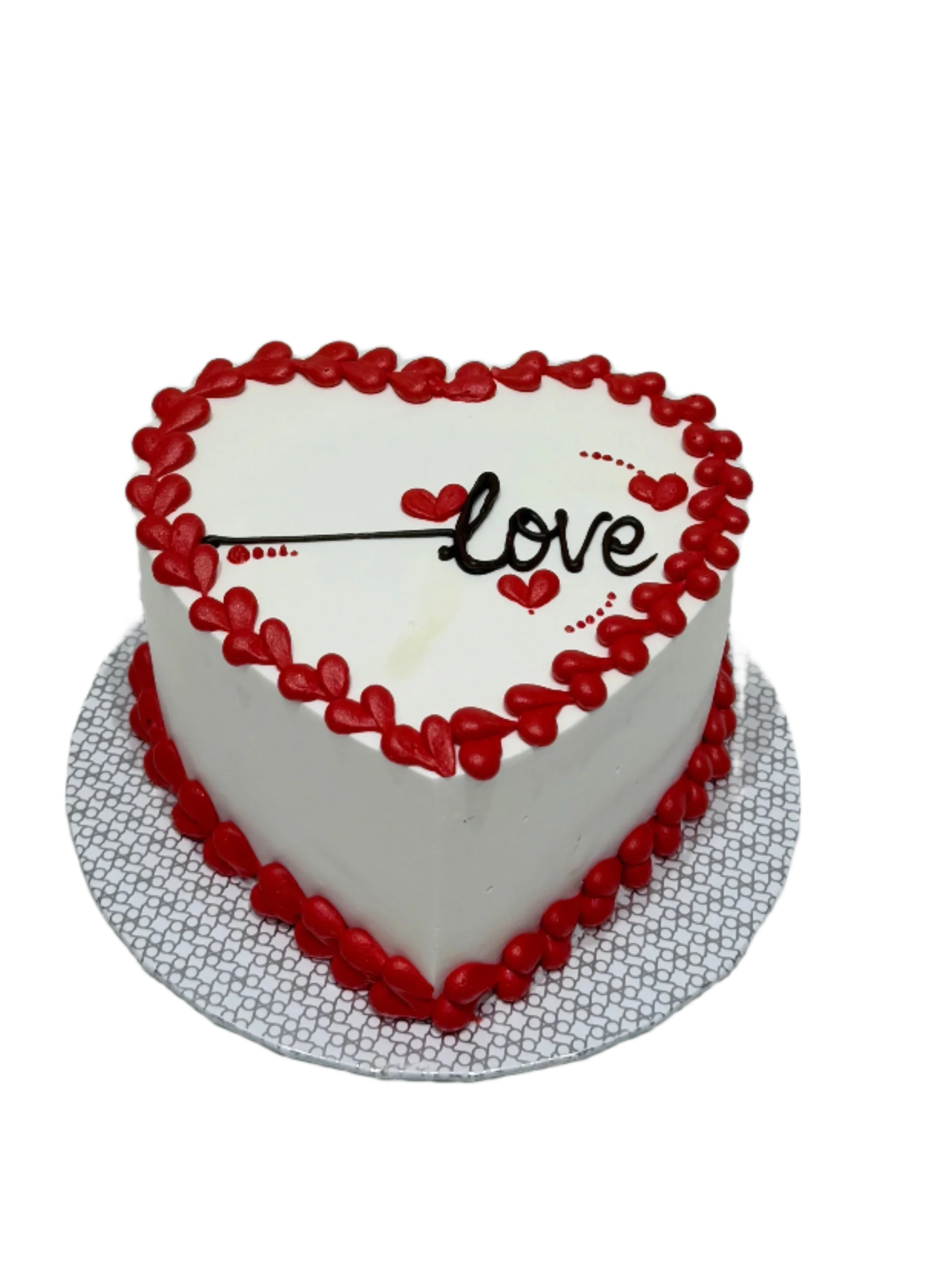 Love Heart Cream Cake