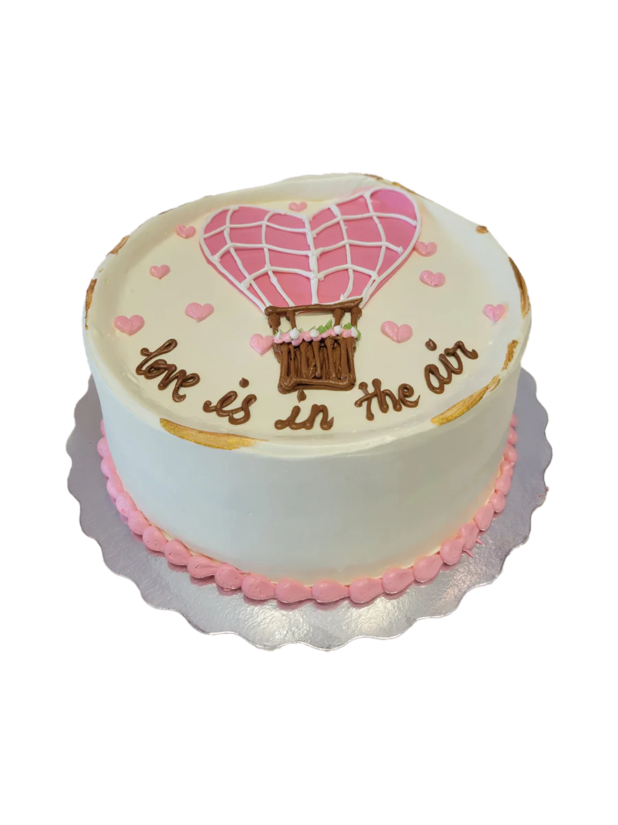 Love In The Air Cream Cake