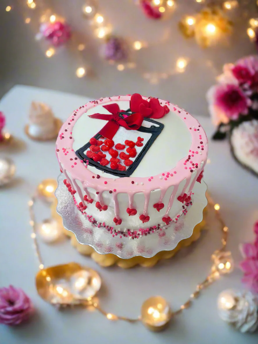 Love Jar Valentine Cake - Image 2