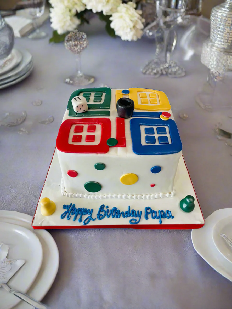 Ludo Fondant Cake - Image 3