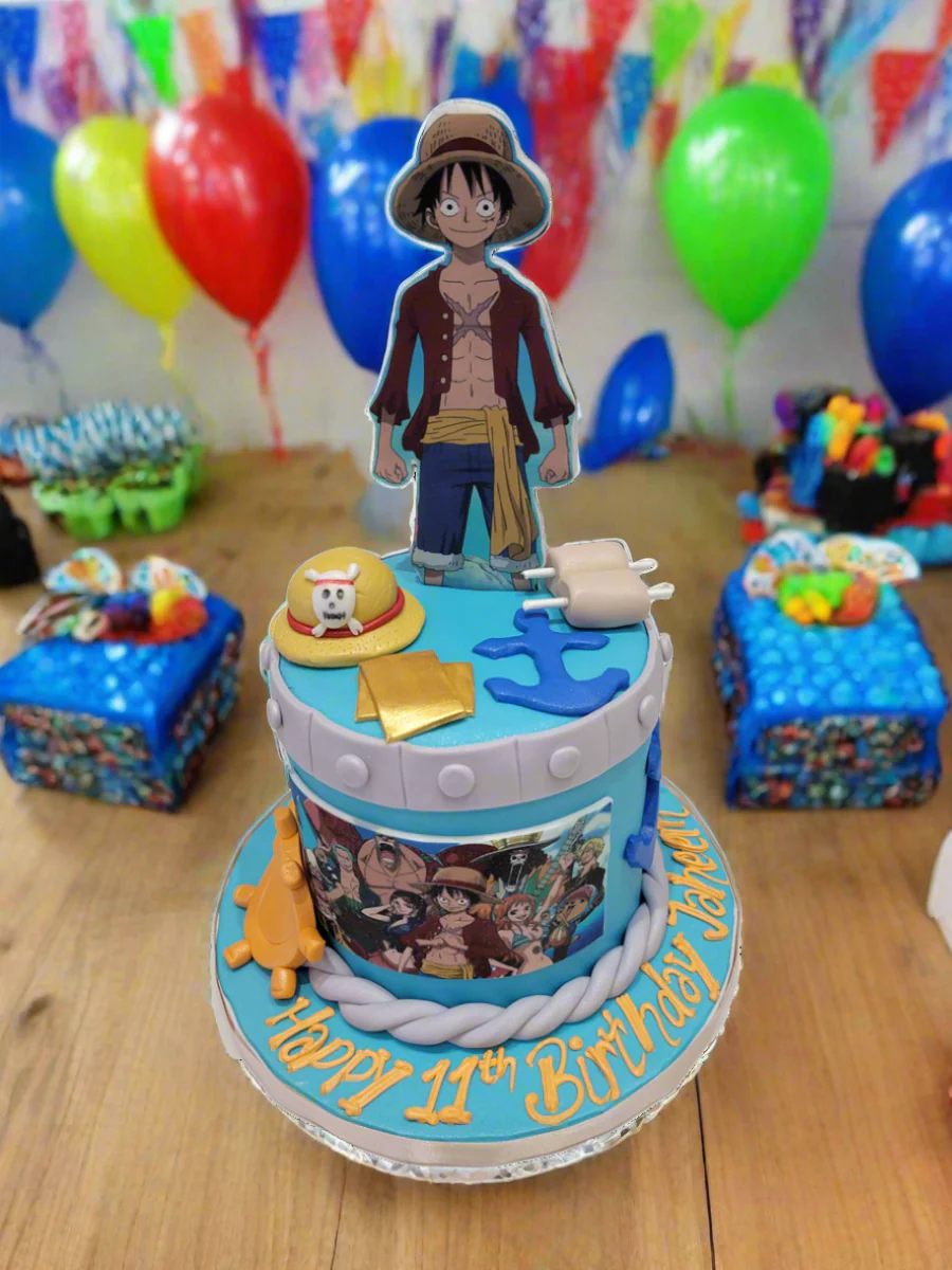 Luffy Anime Fondant Cake - Image 5